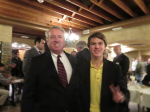 Aaron with Chris Kennedy